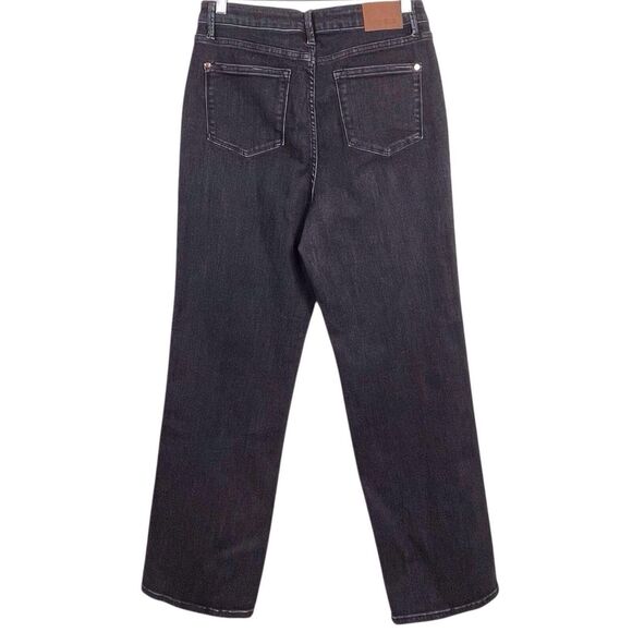 JUDY BLUE High Rise Tummy Control Straight Leg Jeans Size 15/32 Black # JB88677 - Picture 4 of 15